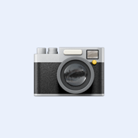 Ilustración de una cámara de fotos instantánea
