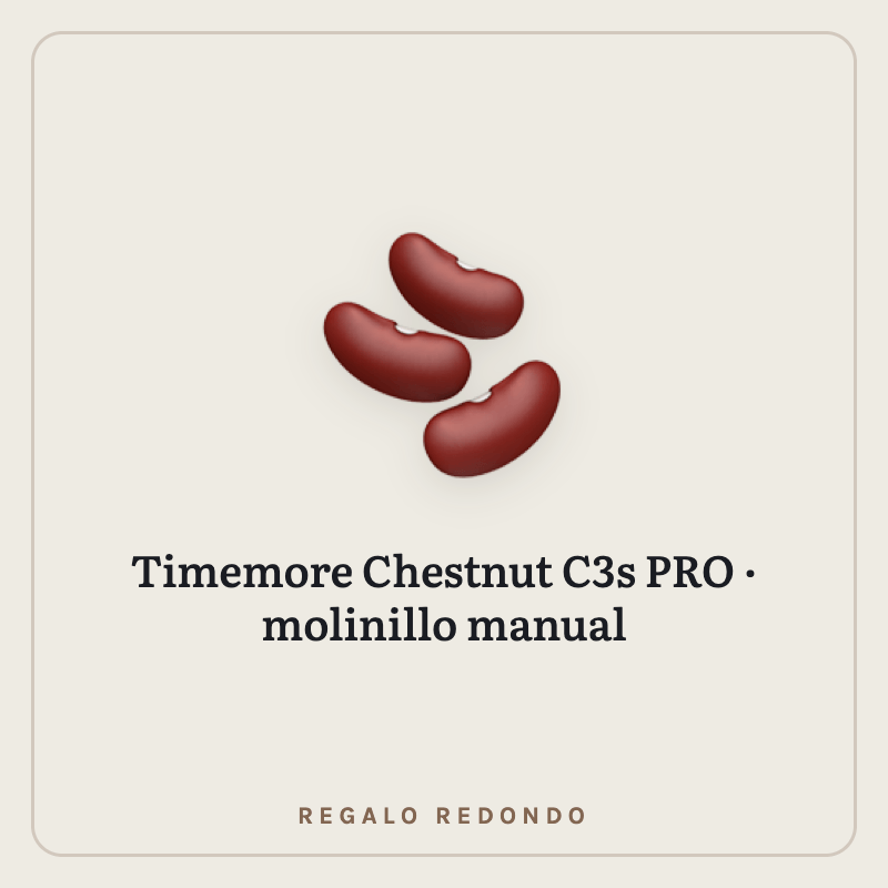 Ilustración de un molinillo de café manual Timemore Chestnut