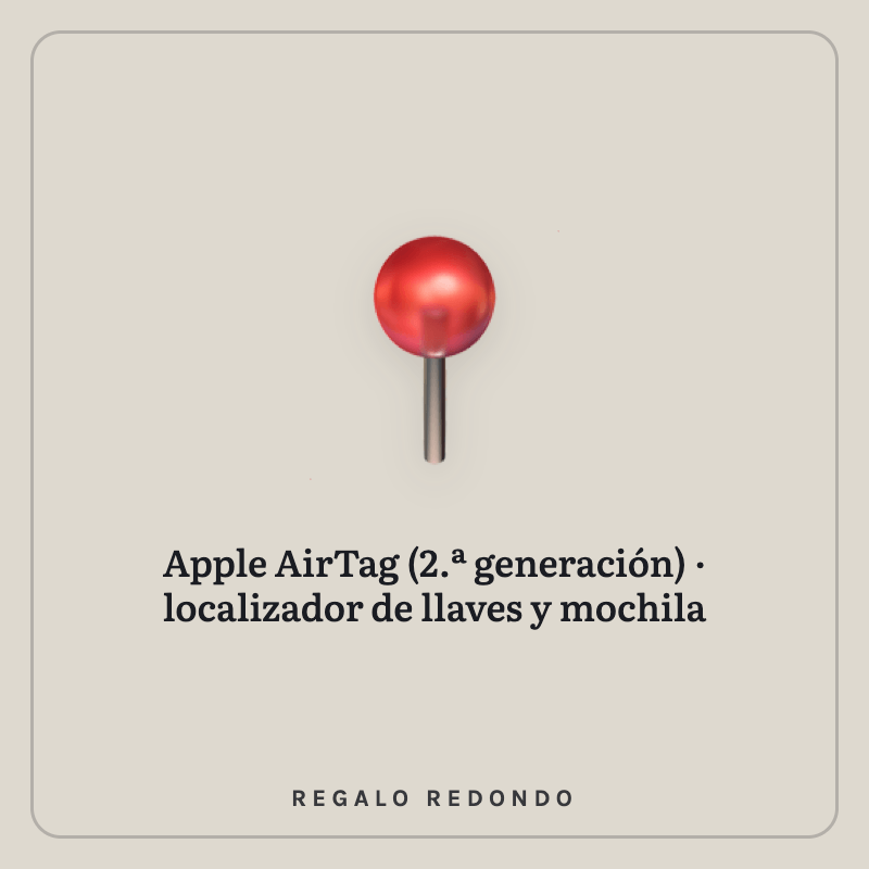 Ilustración de un localizador Apple AirTag de segunda generación